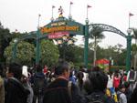 Honk Kong Disneyland entrence Christmas day